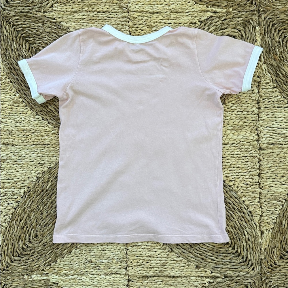 Winter Water Factory Pink Ringer Tee - Picture 3 of 3